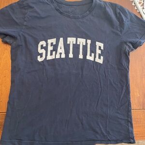 Brandy Melville Navy Crop Top One Size-Seattle